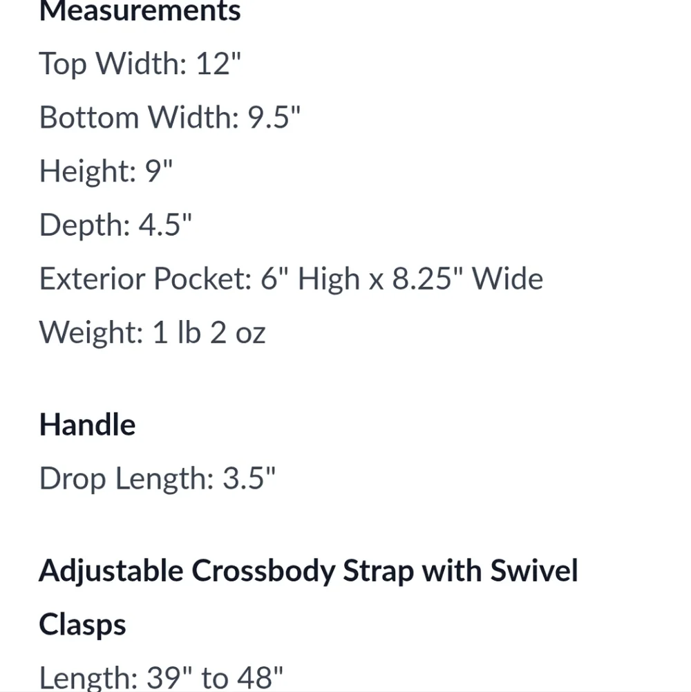 Portland Leather Mini Crossbody Tote - Honey - Picture 10 of 10